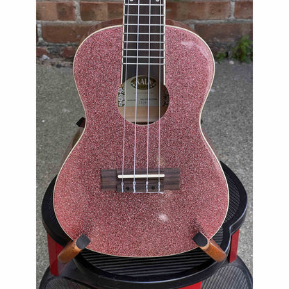 Kala Pink Champagne Sparkle Concert Ukulele