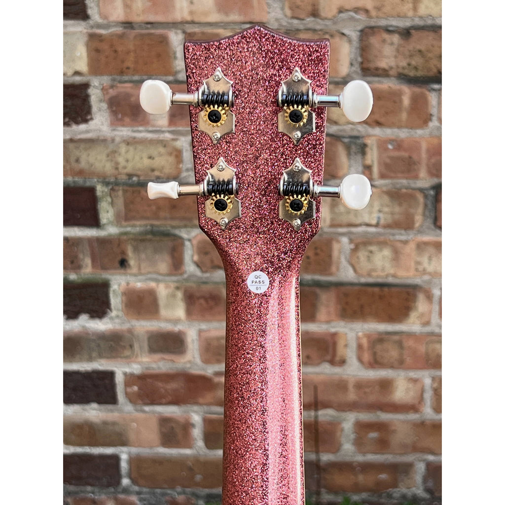 Kala Pink Champagne Sparkle Concert Ukulele