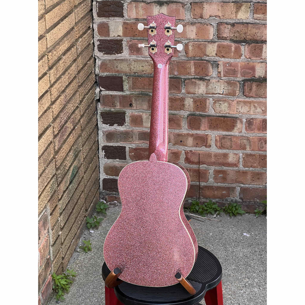Kala Pink Champagne Sparkle Concert Ukulele