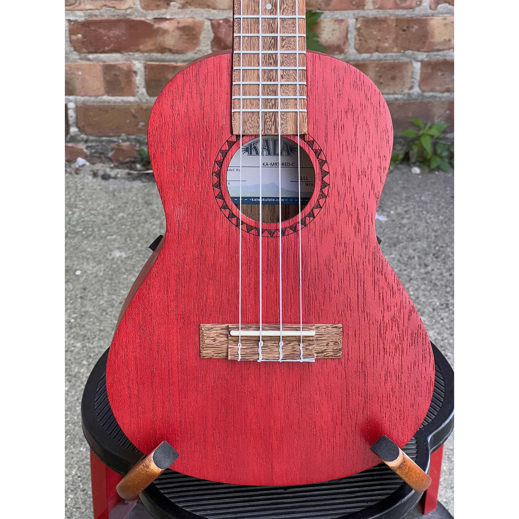 Kala Red Stained Meranti Concert Ukulele