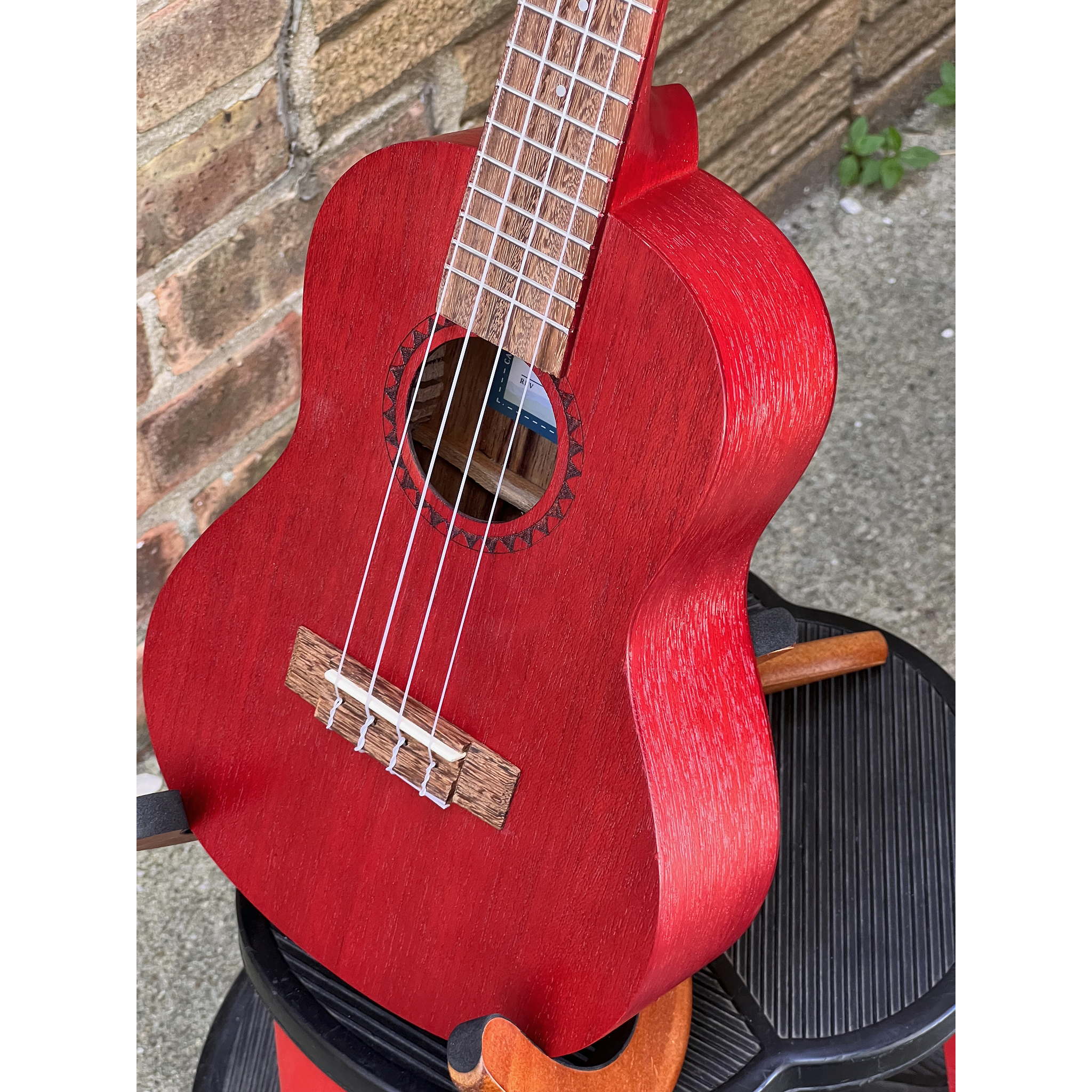Kala Red Stained Meranti Concert Ukulele