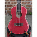 Kala Ritzy Red Sparkle Concert Ukulele