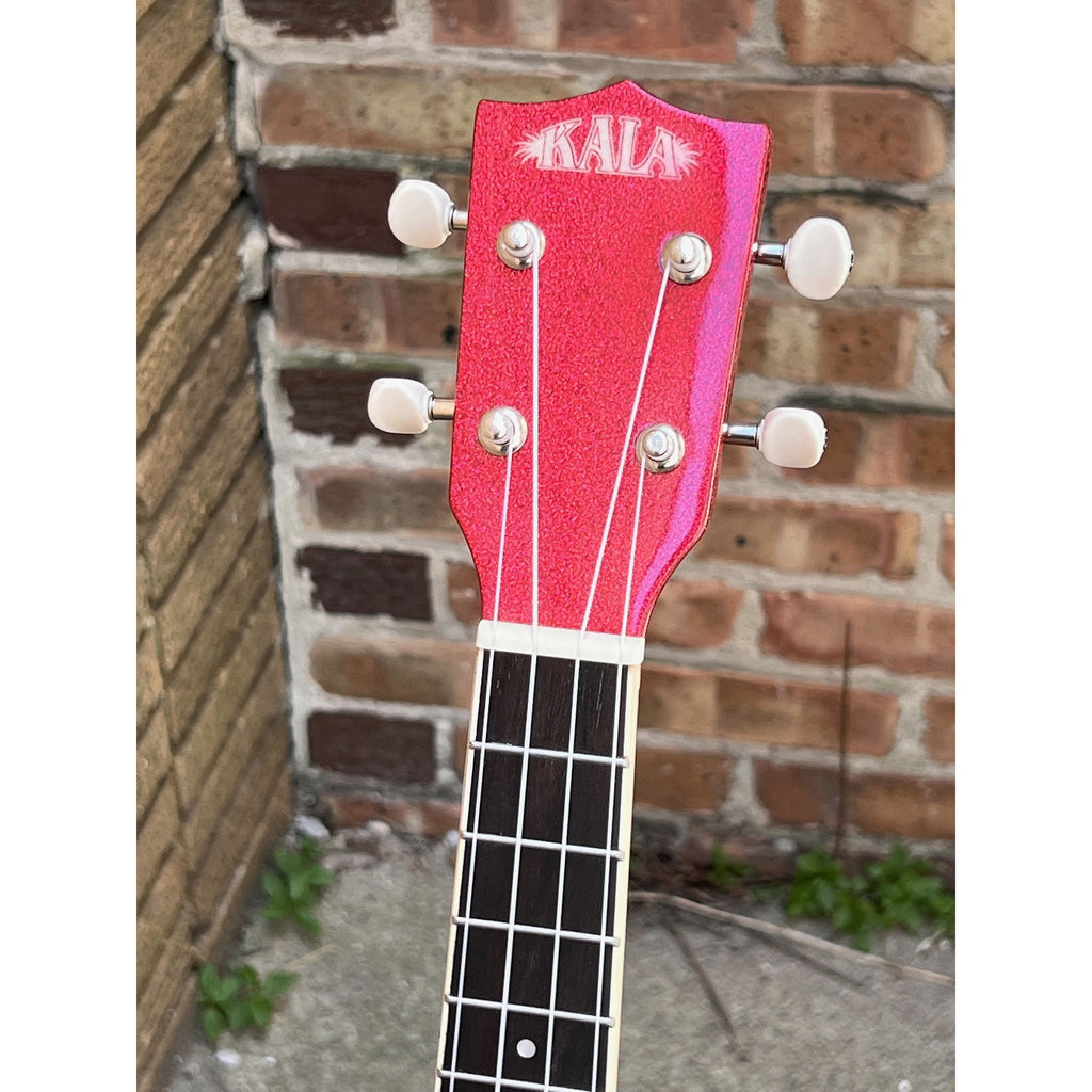 Kala Ritzy Red Sparkle Concert Ukulele