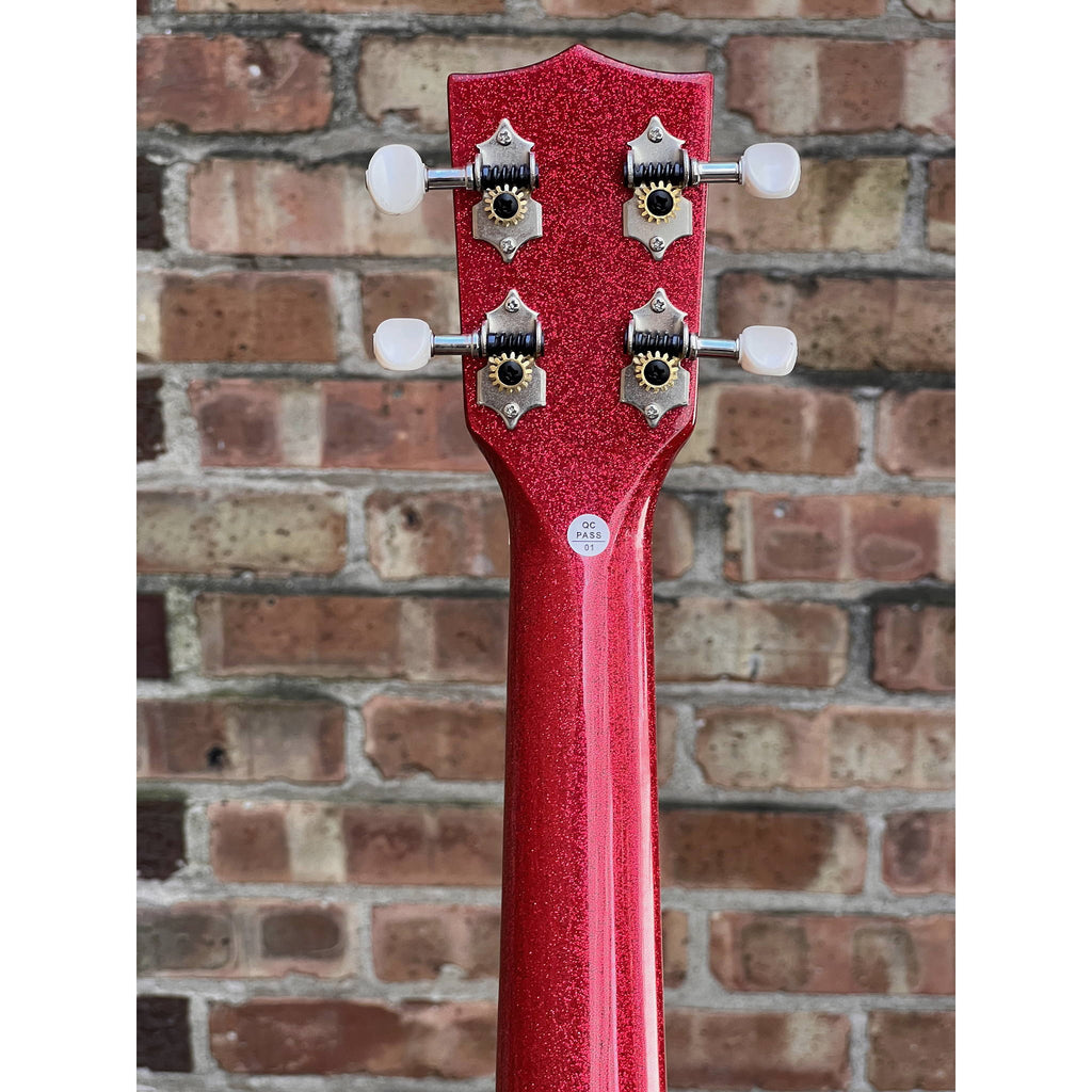 Kala Ritzy Red Sparkle Concert Ukulele
