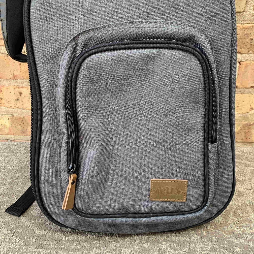 Kala Sonoma Deluxe Baritone Ukulele Cloth Case Charcoal