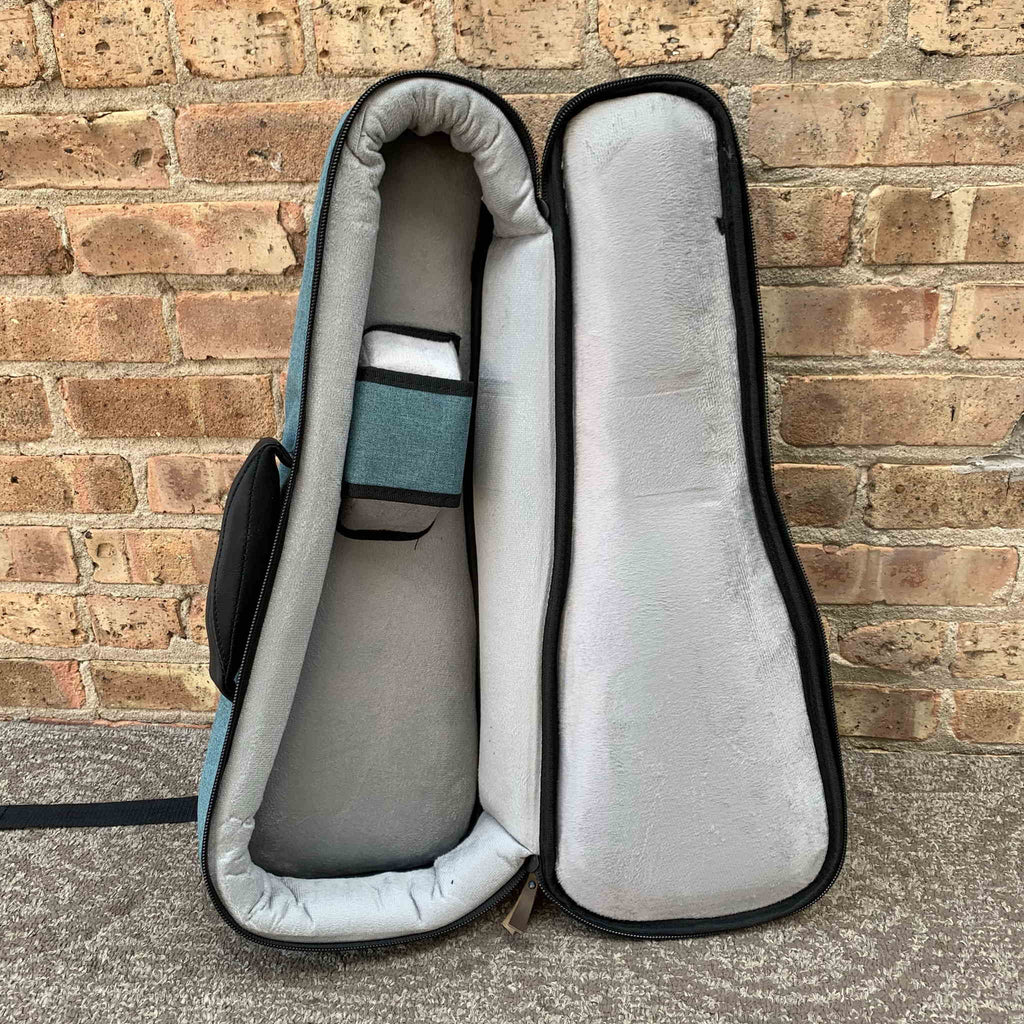 Kala Sonoma Deluxe Soprano Ukulele Cloth Case Turquoise