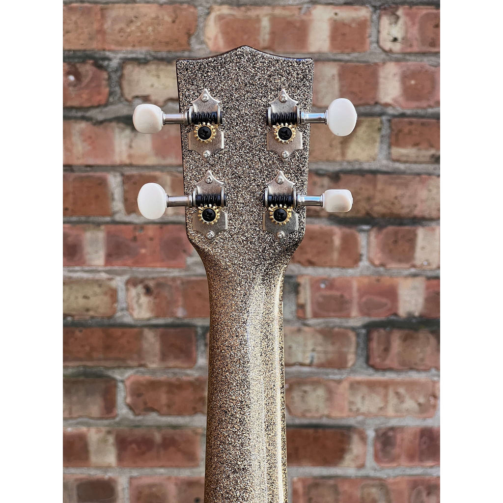 Kala Stardust Gold Sparkle Concert Ukulele