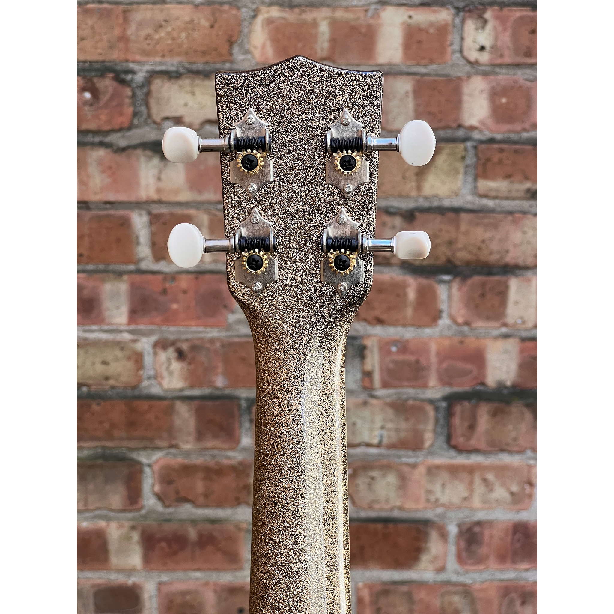 Kala Stardust Gold Sparkle Concert Ukulele