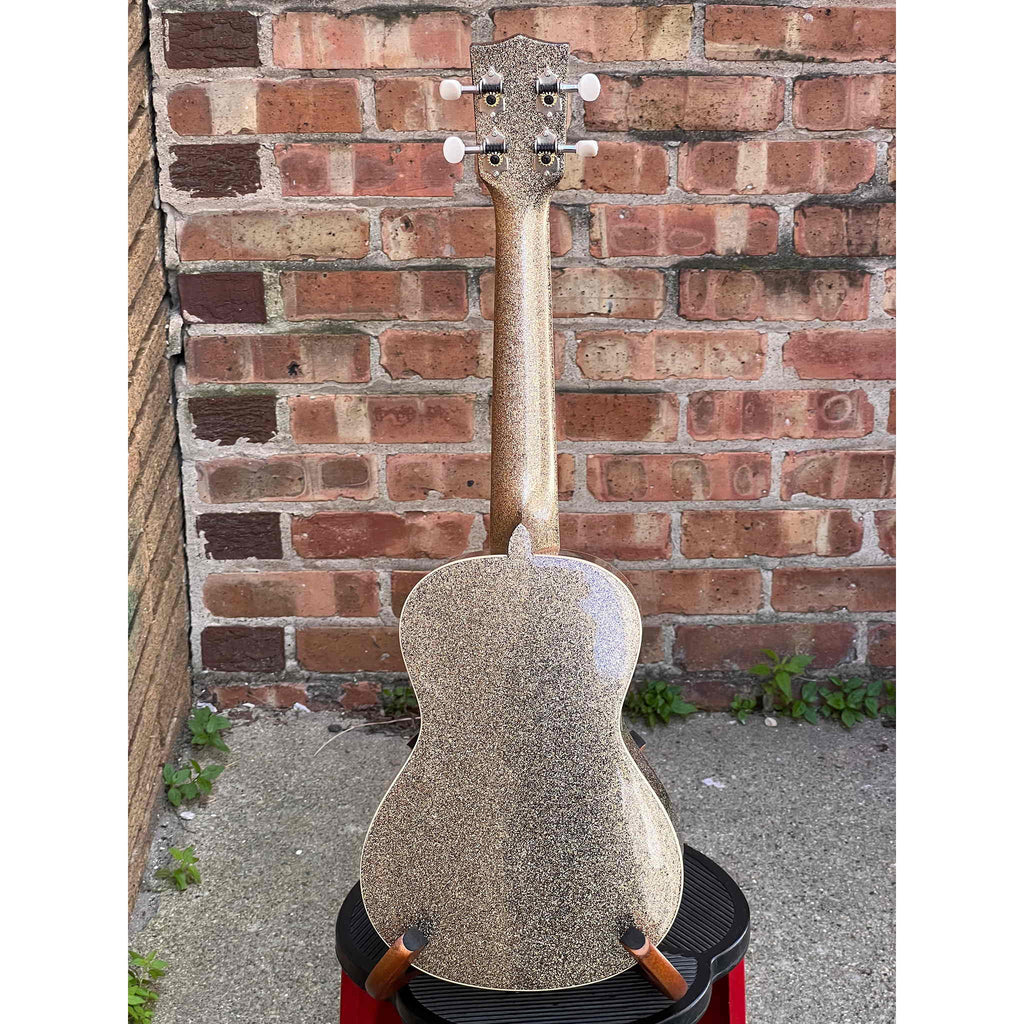 Kala Stardust Gold Sparkle Concert Ukulele