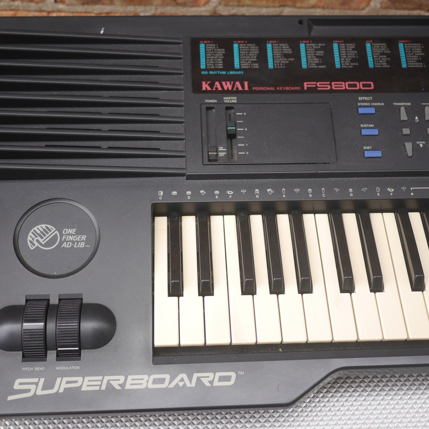 Kawaii FS800 Synthesizer Keyboard SUPERBOARD Vintage 1980s