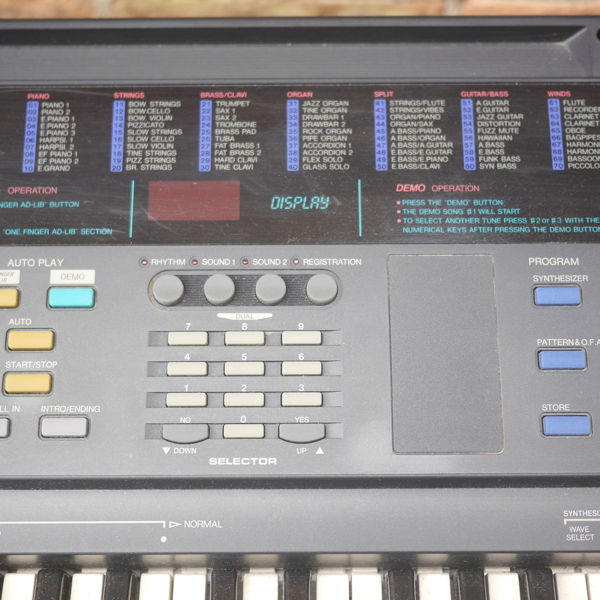 Kawaii FS800 Synthesizer Keyboard SUPERBOARD Vintage 1980s