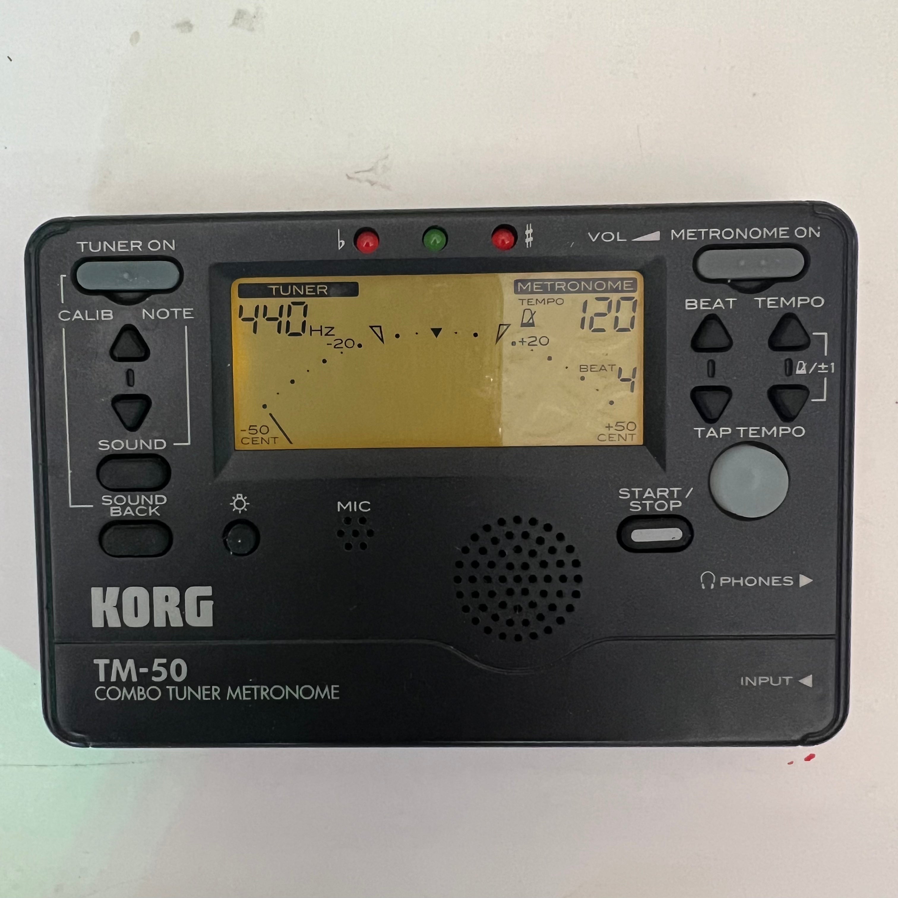 Korg TM-50 Metronome/Tuner (used)
