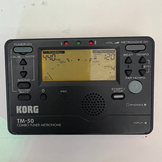 Korg TM-50 Metronome/Tuner (used)