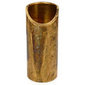 Large Aged Brass Swamp Rock Slide