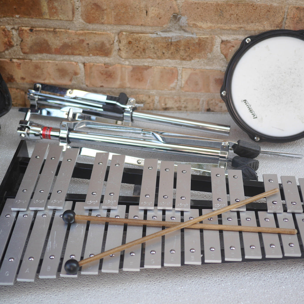 Ludwig M651R Musser Bell Kit with Rolling Bag 2010s - Standard Used