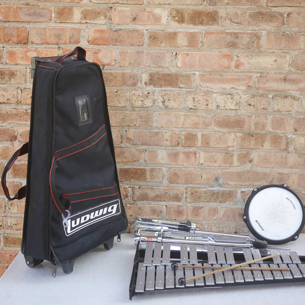 Ludwig M651R Musser Bell Kit with Rolling Bag 2010s - Standard Used