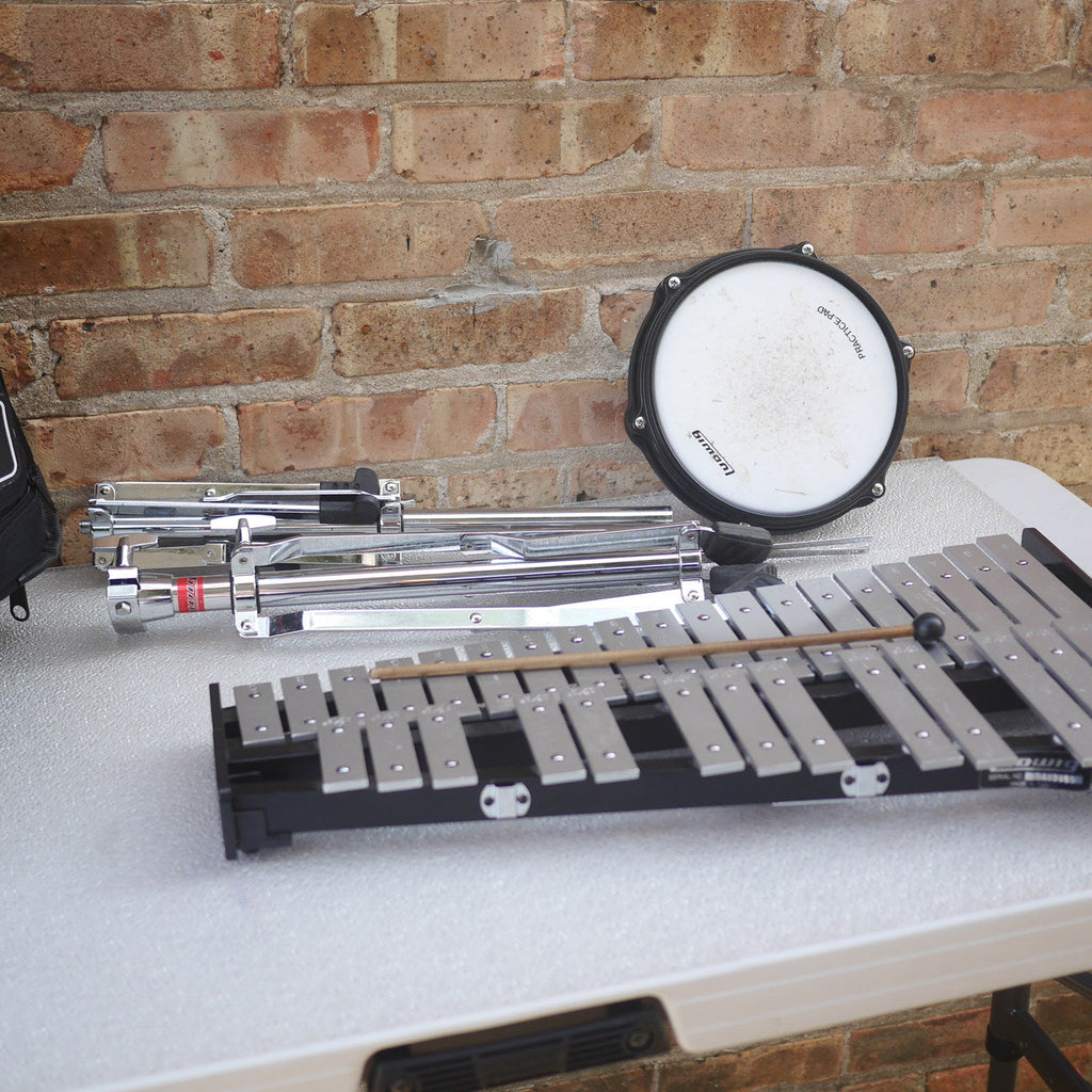 Ludwig M651R Musser Bell Kit with Rolling Bag 2010s - Standard Used