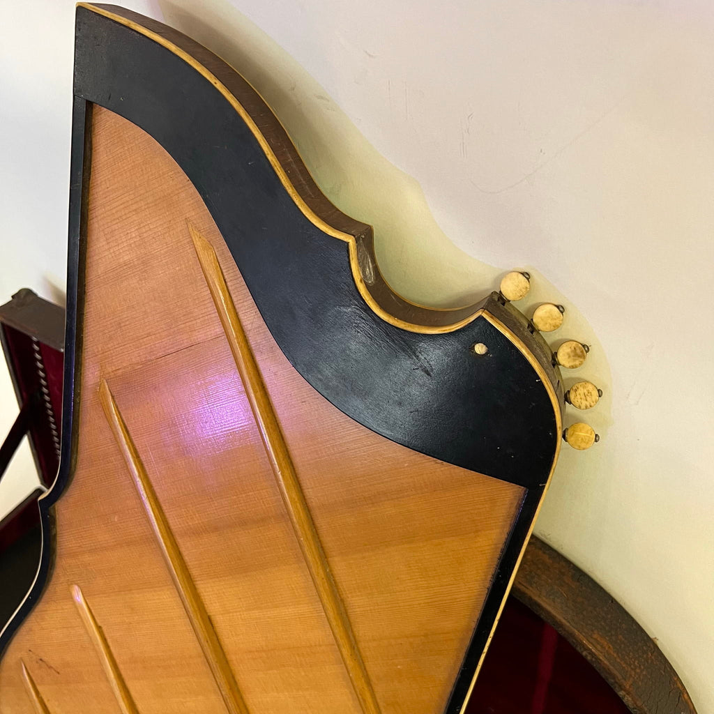 Luebeck Zither w/case Lake Geneva WIS. Vintage (used)