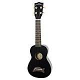 Makala Charcoal Black Sparkle Dolphin Ukulele