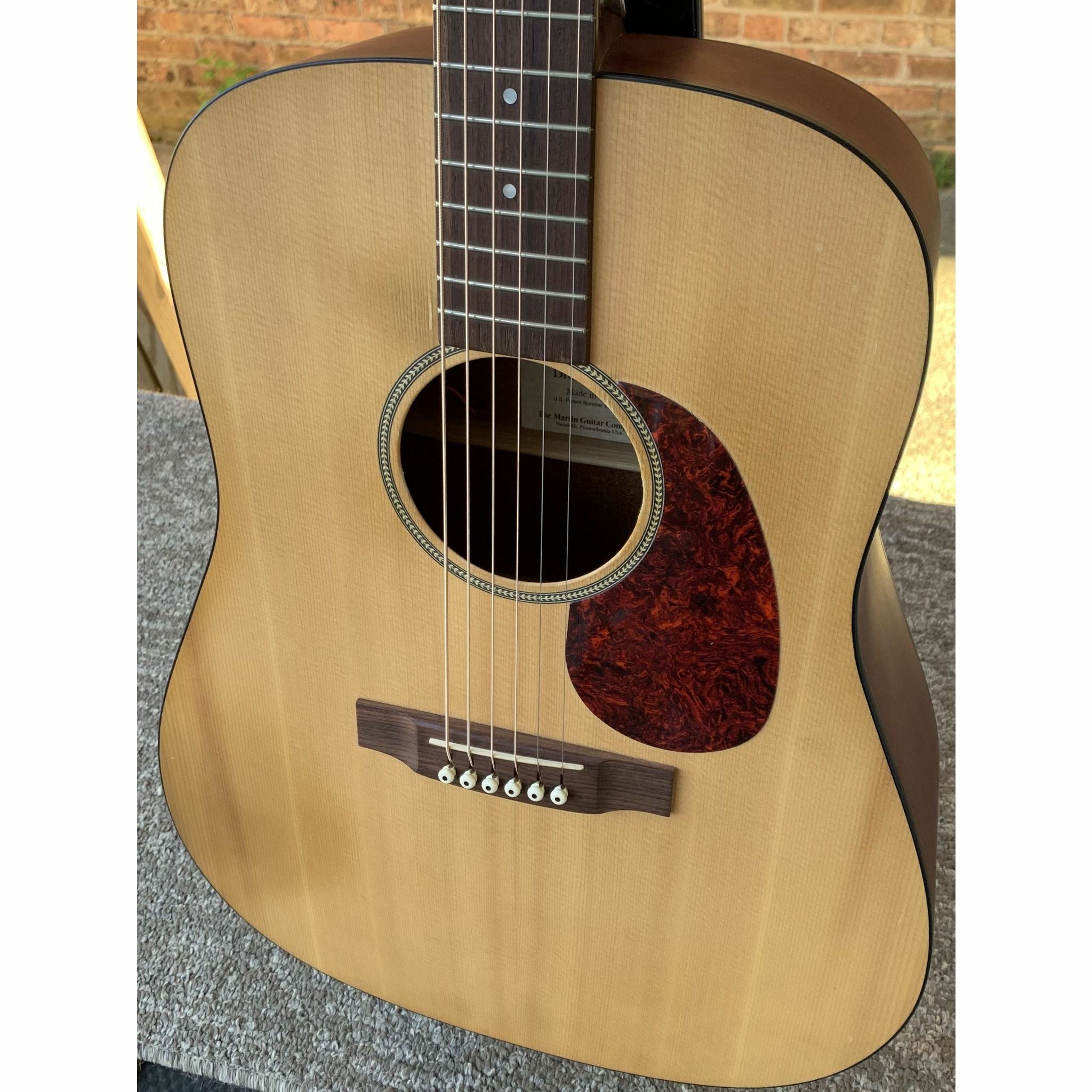 Martin DM Acoustic Electric Guitar Used Natural USA