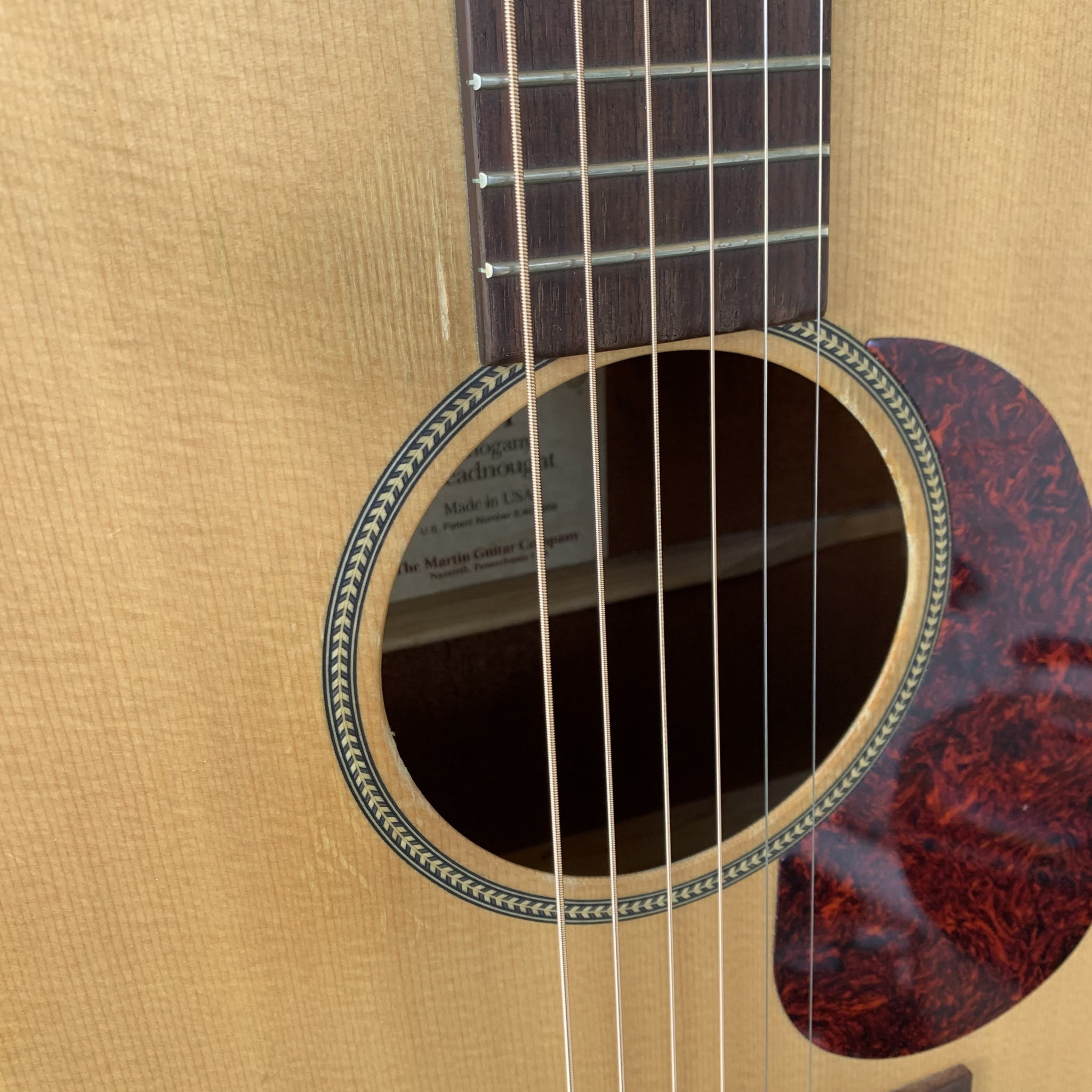 Martin DM Acoustic Electric Guitar Used Natural USA