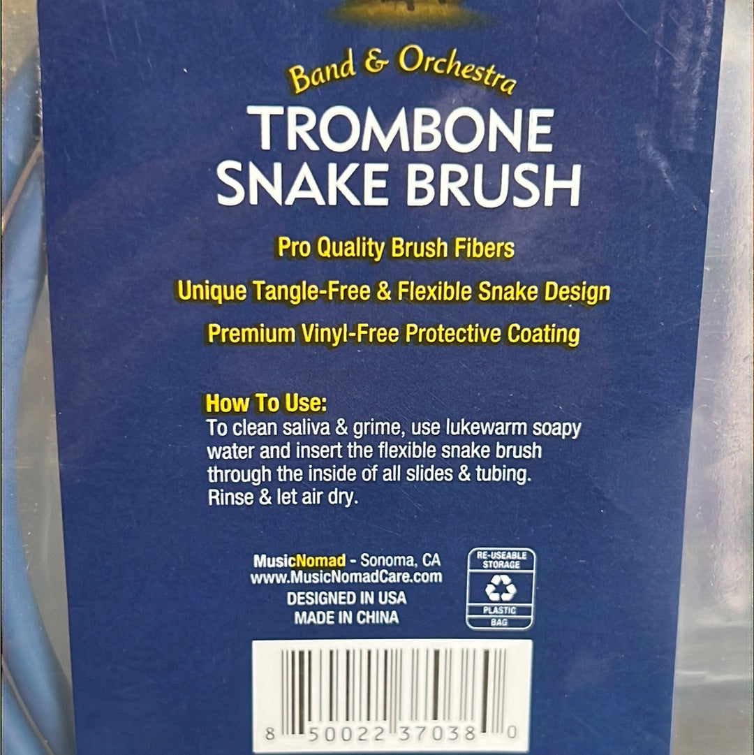 Music Nomad Premium Trombone Snake Brush Vinyl Free