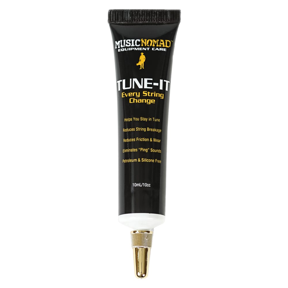 Music Nomad TUNE-IT Lubricant – Nut Saddle Bridge & String Guide
