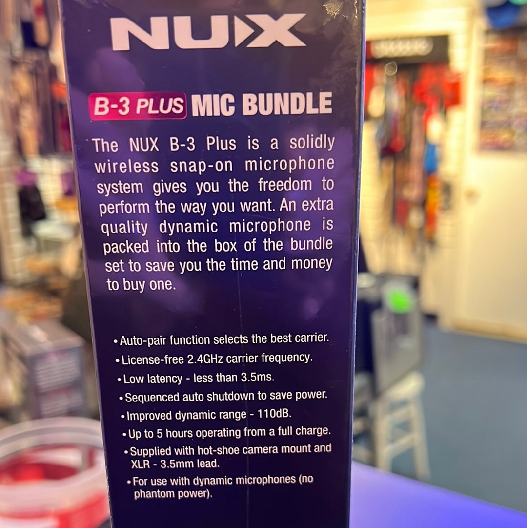 NUX B3RC Wireless Microphone System Bundle
