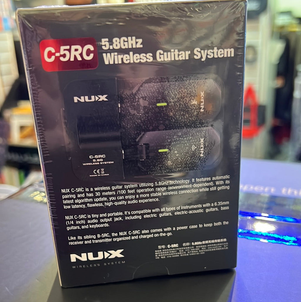 NUX C-5RC 5.8GHz Bluetooth Guitar Wireless System