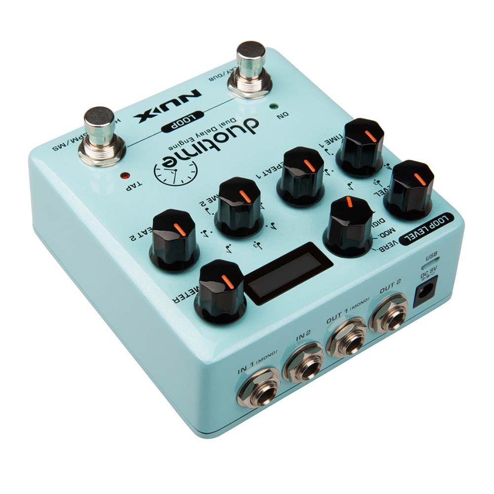 NUX DuoTime | Dual Delay Engine Effect pedal