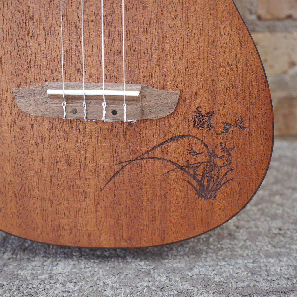 Ortega Bonfire Series Baritone Ukulele Sapele