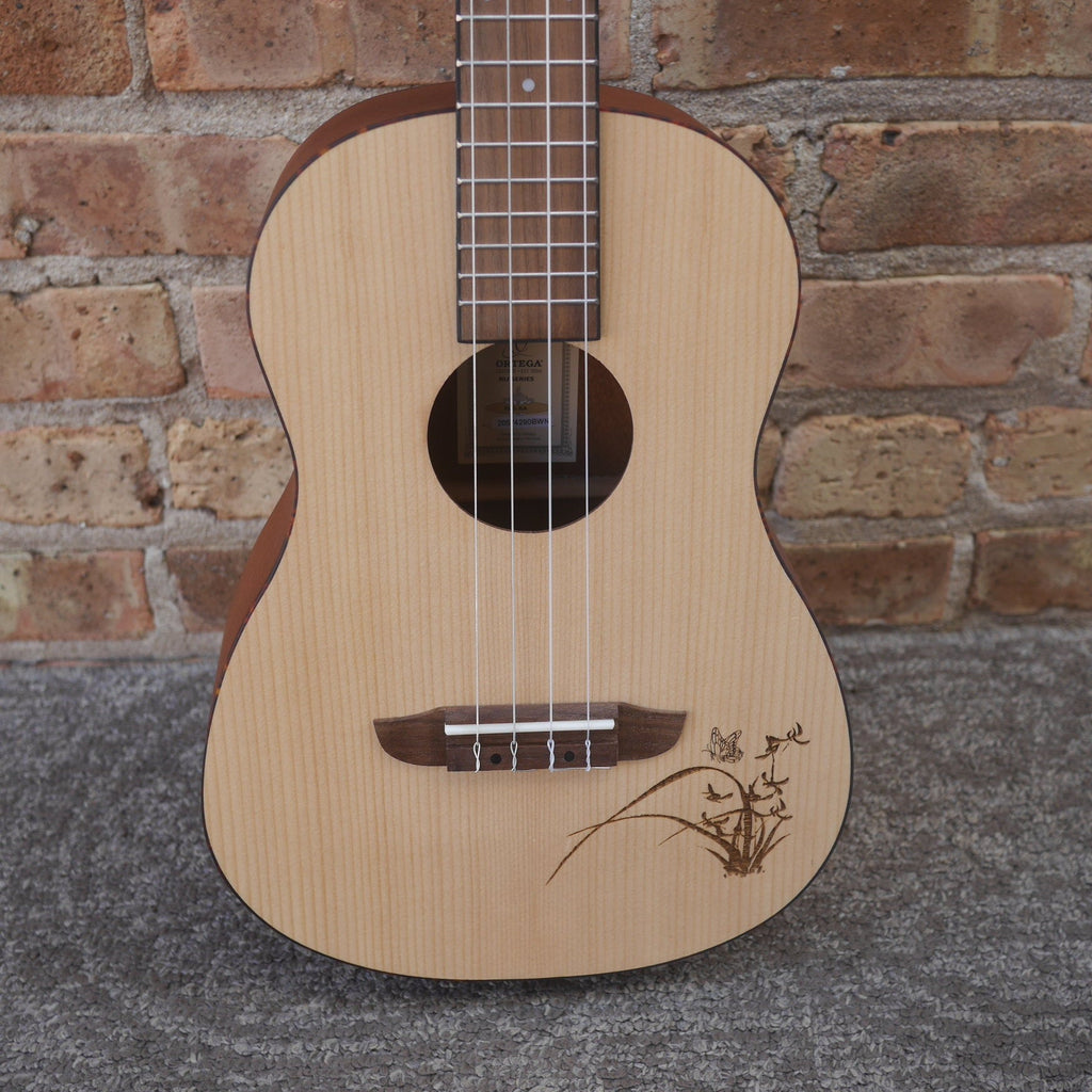 Ortega Bonfire Series Baritone Ukulele Spruce Top
