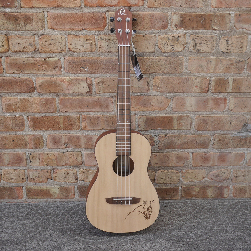 Ortega Bonfire Series Baritone Ukulele Spruce Top