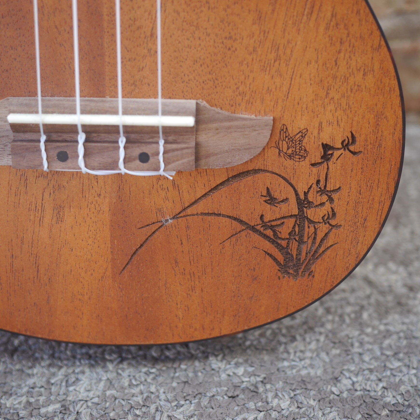 Ortega Bonfire Series Tenor Ukulele Mahogany