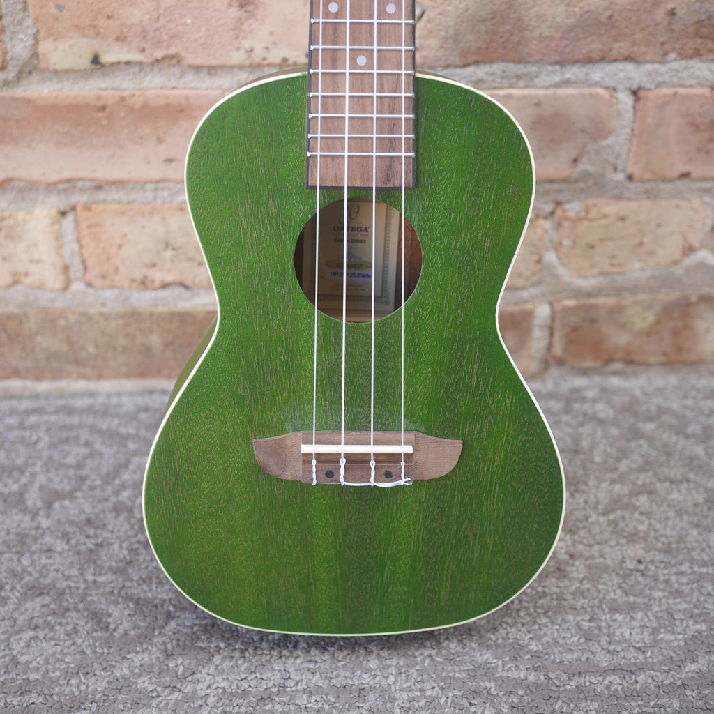 Ortega Concert Acoustic Ukulele Forest Green