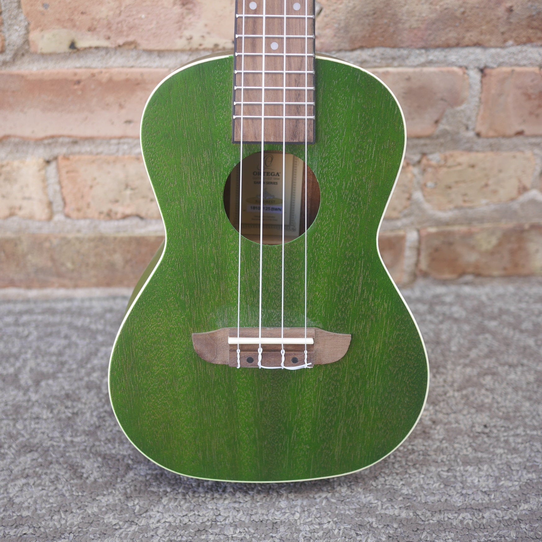 Ortega Concert Acoustic Ukulele Forest Green