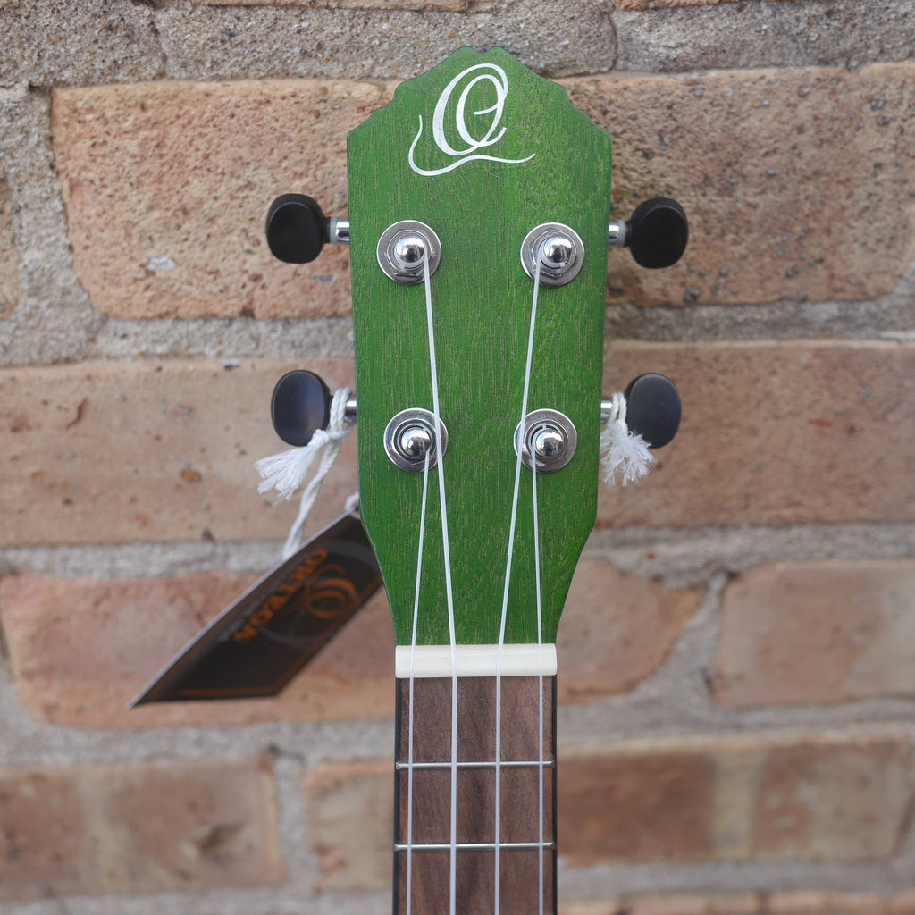 Ortega Concert Acoustic Ukulele Forest Green