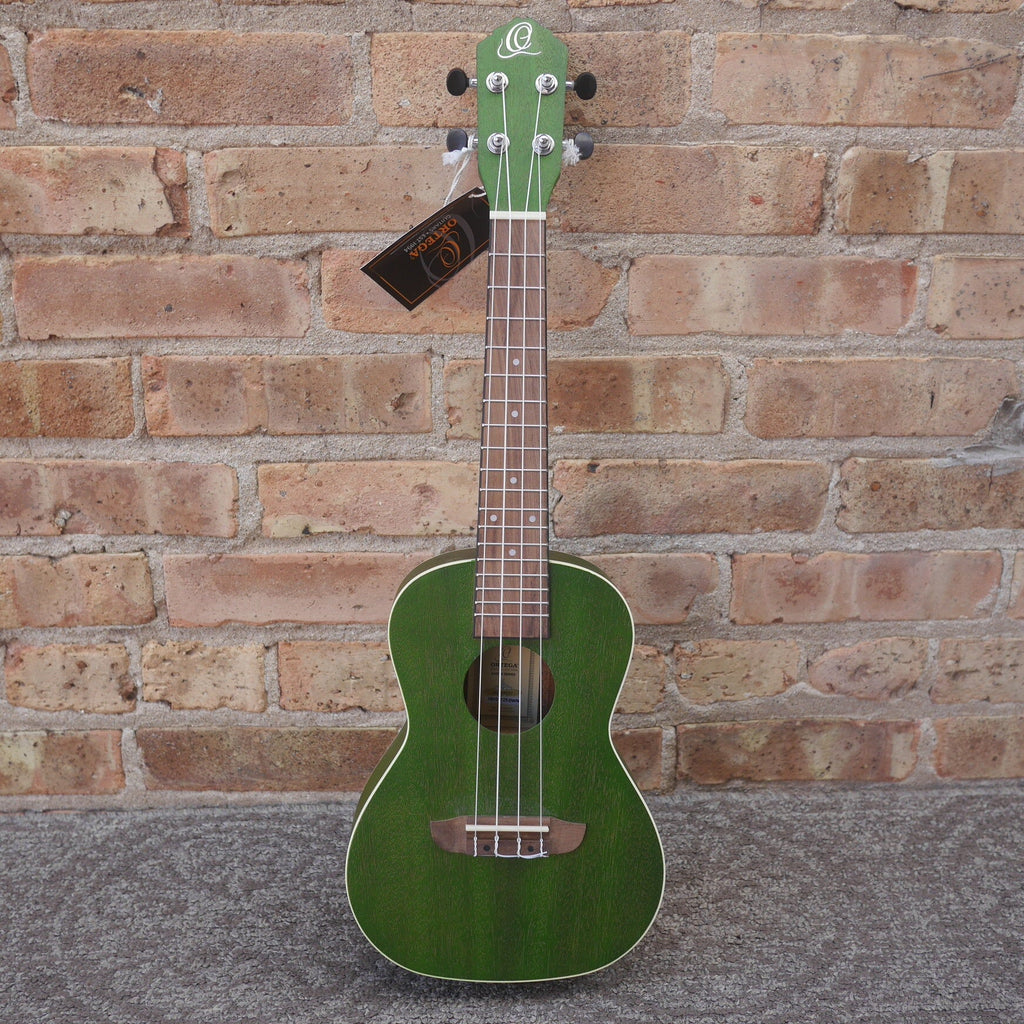 Ortega Concert Acoustic Ukulele Forest Green