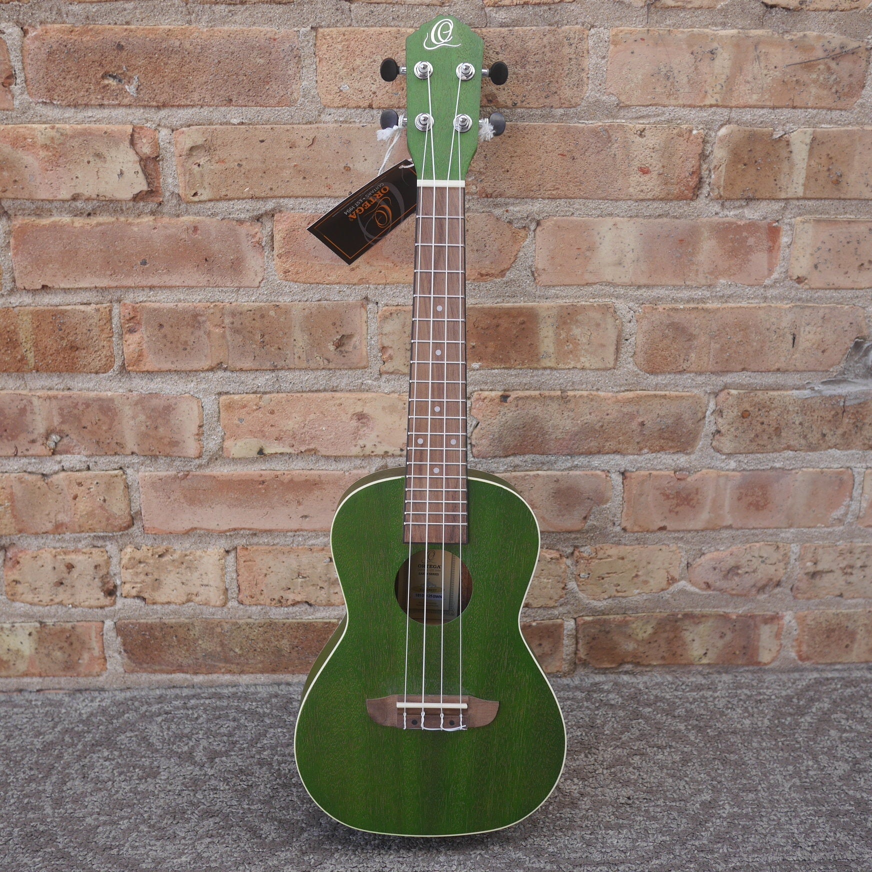 Ortega Concert Acoustic Ukulele Forest Green
