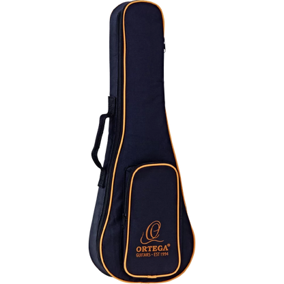 Ortega Concert Ukulele Gig Bag Black Orange