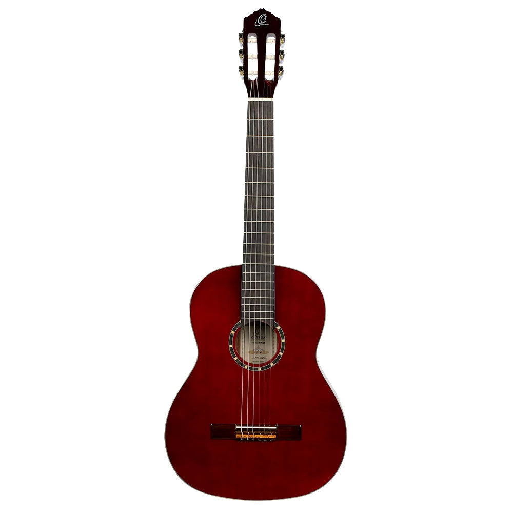 Ortega Family Series Full Size Nylon String Guitar Wine Red