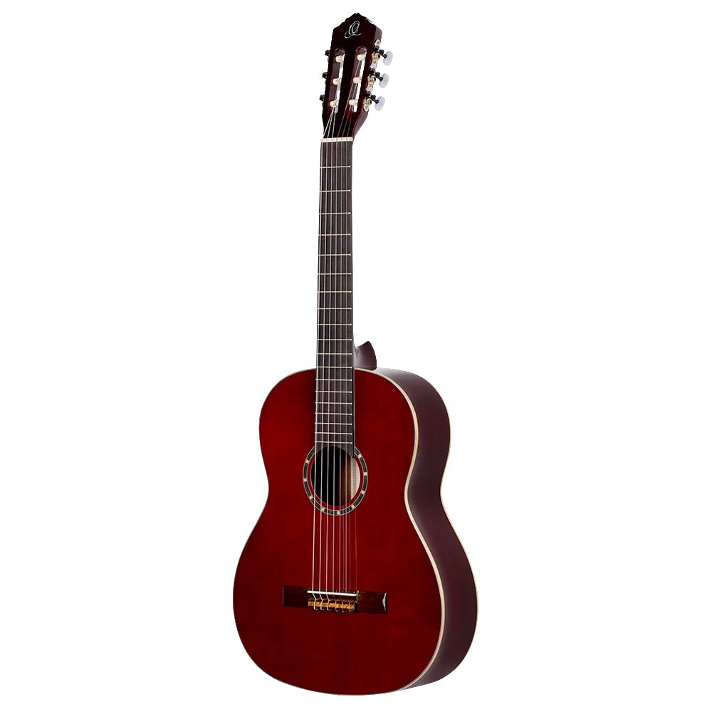 Ortega Family Series Full Size Nylon String Guitar Wine Red