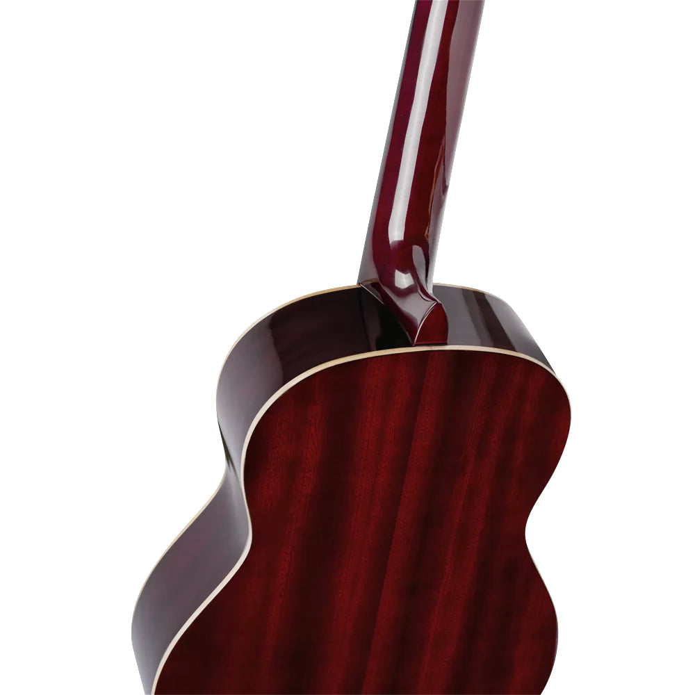 Ortega Family Series Full Size Nylon String Guitar Wine Red