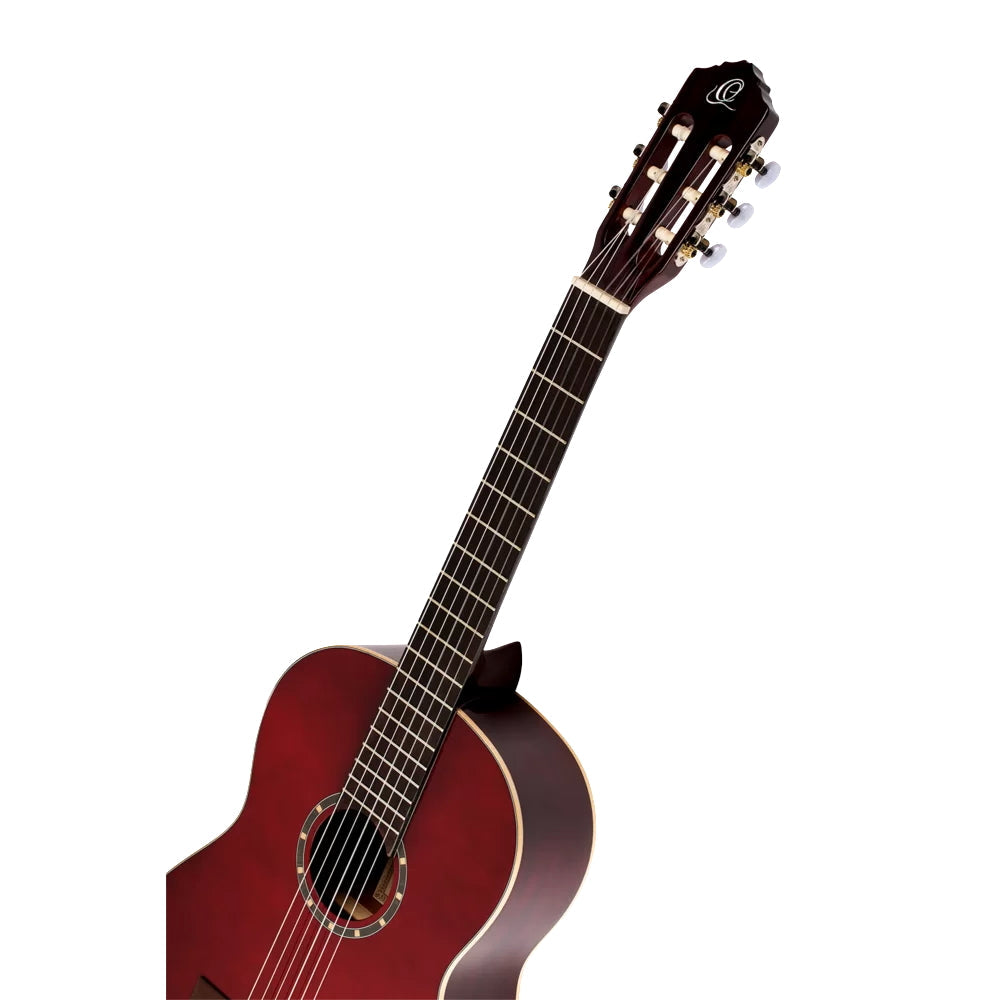 Ortega Family Series Full Size Nylon String Guitar Wine Red