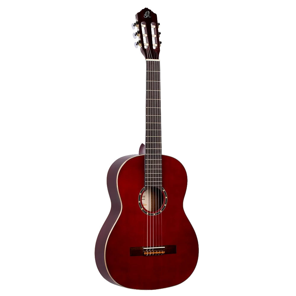 Ortega Family Series Full Size Nylon String Guitar Wine Red