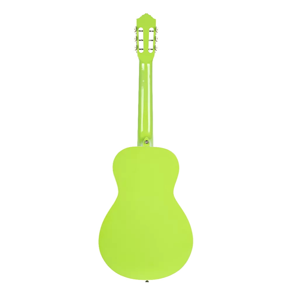 Ortega Nylon String Guitar Gaucho Parlor Green Apple w/Bag