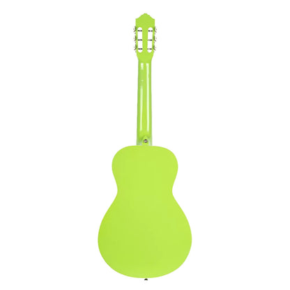 Ortega Nylon String Guitar Gaucho Parlor Green Apple w/Bag