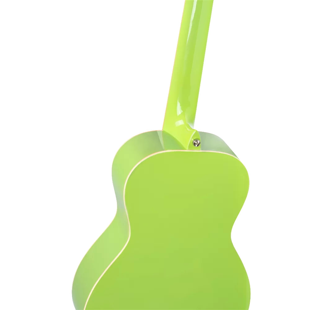 Ortega Nylon String Guitar Gaucho Parlor Green Apple w/Bag