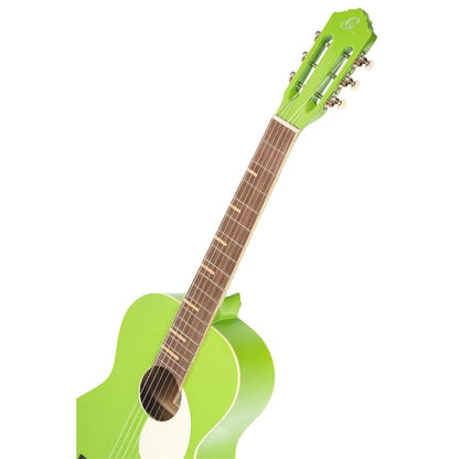 Ortega Nylon String Guitar Gaucho Parlor Green Apple w/Bag