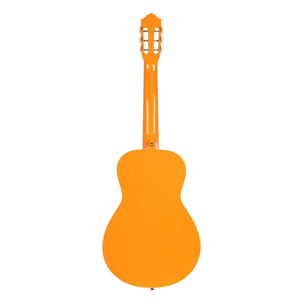 Ortega Nylon String Guitar Gaucho Parlor Orange w/Bag